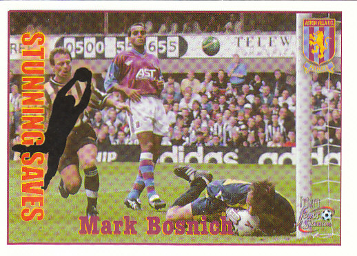Mark Bosnich Aston Villa 1997/98 Futera Fans' Selection #39